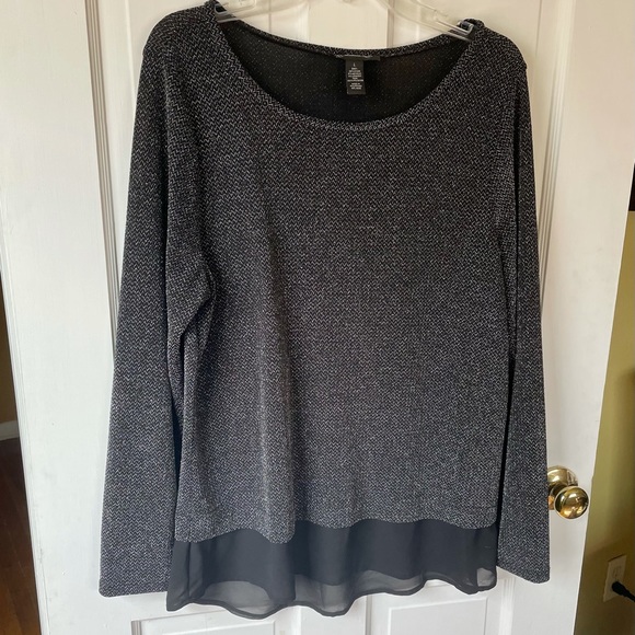 INC Metallic Tunic - Picture 7 of 7